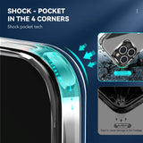 iPhone 12 Pro Max Krystallklart Hybrid Plastic Bakdeksel - Gjennomsiktig