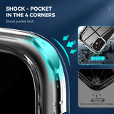 iPhone 11 Krystallklart Hybrid Plastic Bakdeksel - Gjennomsiktig