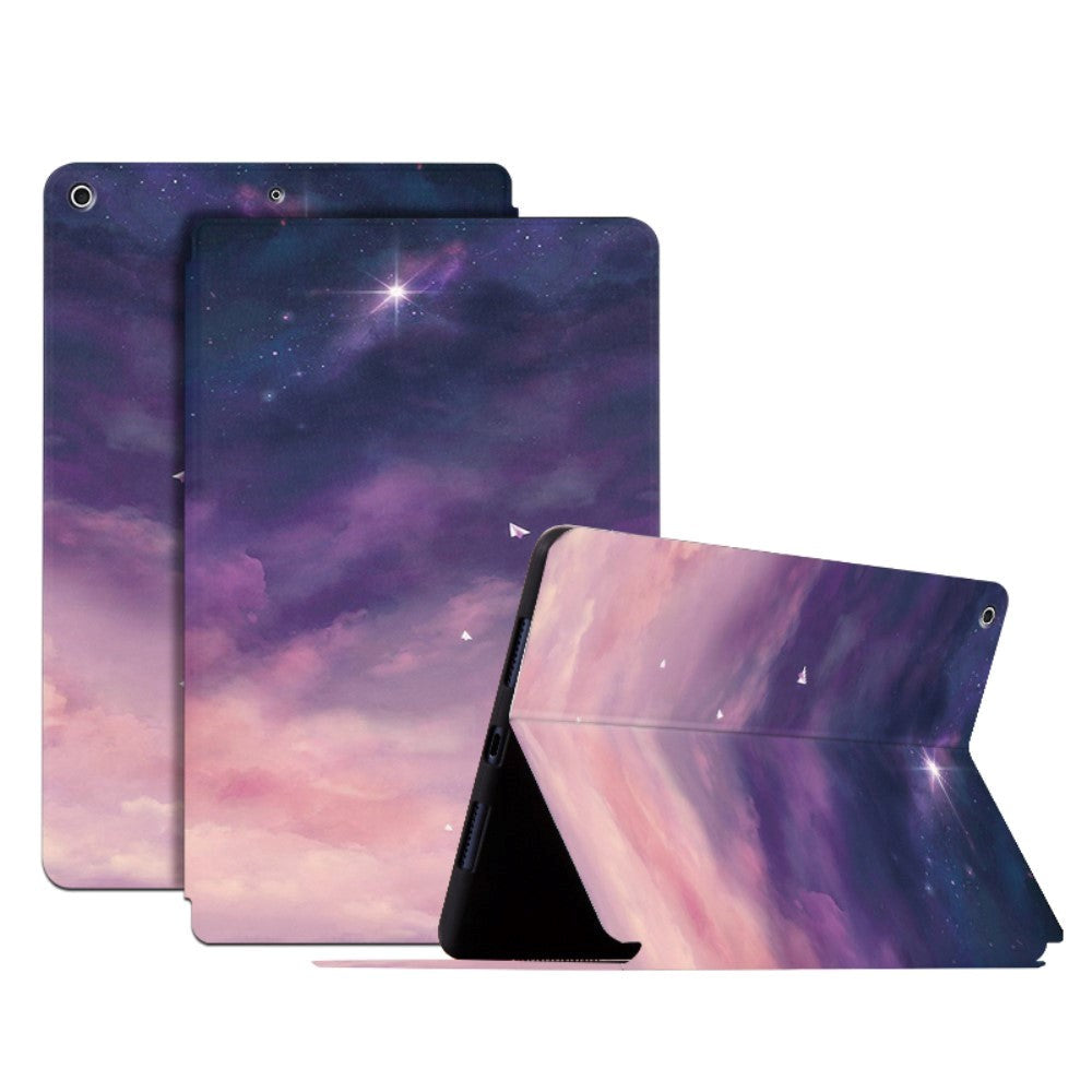 iPad 10,2" (2021 / 2020 / 2019) Tri-Fold Flip-deksel med stativfunksjon - Star Dream