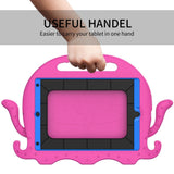 iPad 10.2" (2021 / 2020 / 2019) / iPad Pro 10.5 / iPad Air (2019) EVA barnedeksel med skulderstropp - blekkspruttema - rosa