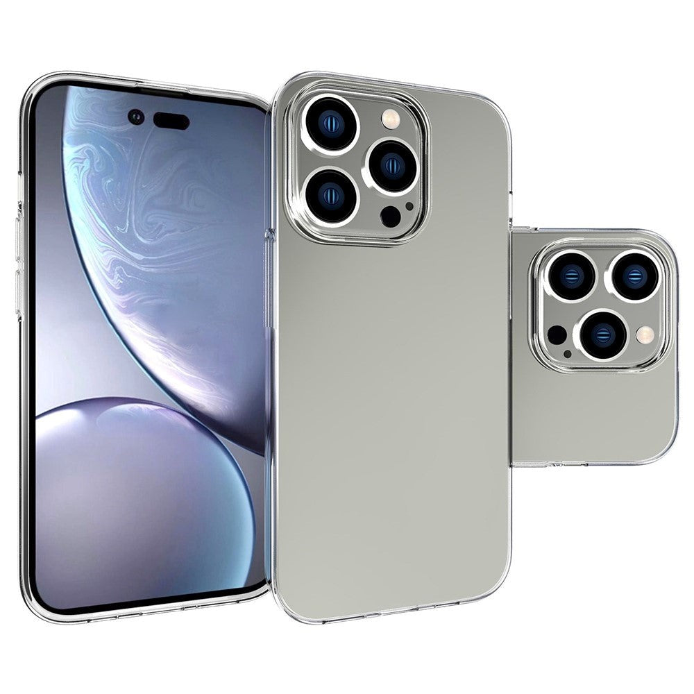 iPhone 14 Pro Ultra Thin fleksibelt plastdeksel - gjennomsiktig