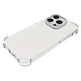 iPhone 14 Pro Shock-Proof Fleksibelt Plastik Bagside Cover - Gennemsigtig