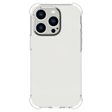 iPhone 14 Pro Shock-Proof Fleksibelt Plastik Bagside Cover - Gennemsigtig