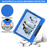 iPad 10,2" (2021 / 2020 / 2019) EVA Foam Kids Cover m. Ring Stativ - Blå