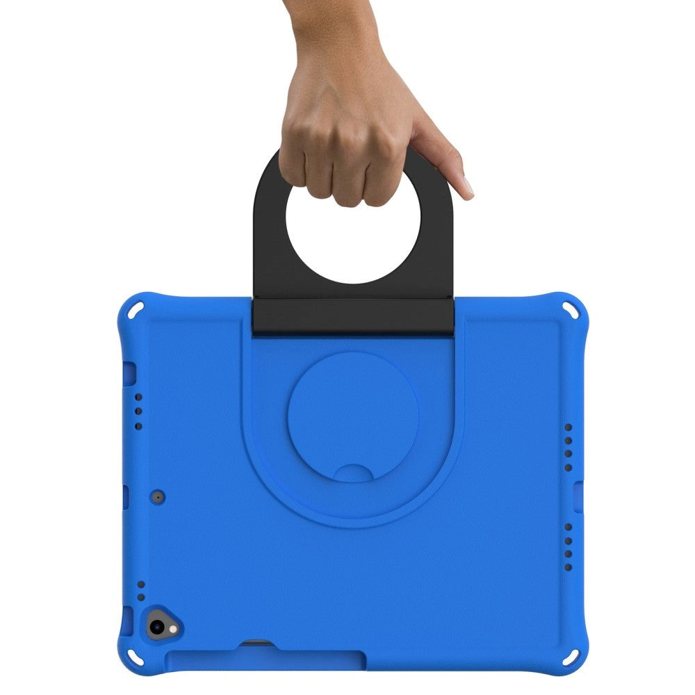 iPad 10,2" (2021 / 2020 / 2019) EVA Foam Kids Cover m. Ring Stativ - Blå