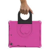 iPad 10,2" (2021 / 2020 / 2019) EVA Foam Kids Cover m. Ring Stativ - Rosa