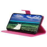 iPhone 14 Leather Flip Cover m. Magnetisk lukking og lommebok - Rosa