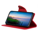 iPhone 14 Plus Læder Flip Cover m. Pung - Rød