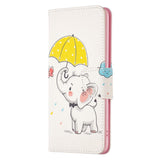 iPhone 14 Pro Flip Cover m. Lommebok - Paraply &amp; Elephant