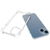iPhone 14 Fleksibelt Plastik Bagside Cover - Gennemsigtig