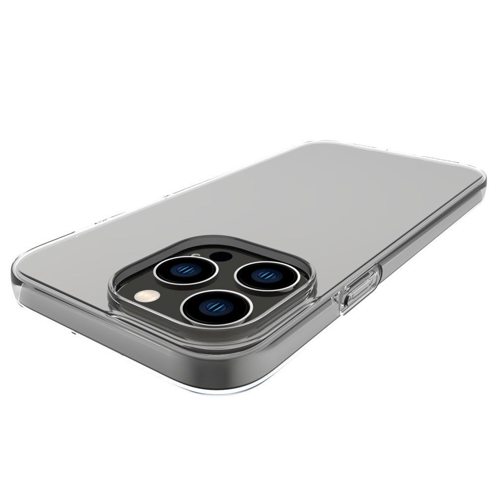 iPhone 14 Pro Max tynt fleksibelt plastdeksel - gjennomsiktig