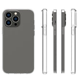 iPhone 14 Pro Max tynt fleksibelt plastdeksel - gjennomsiktig