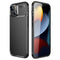 iPhone 14 Plus Carbon Fiber fleksibelt plastdeksel - svart