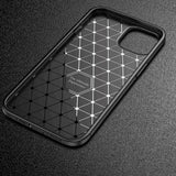 iPhone 14 Plus Carbon Fiber fleksibelt plastdeksel - svart