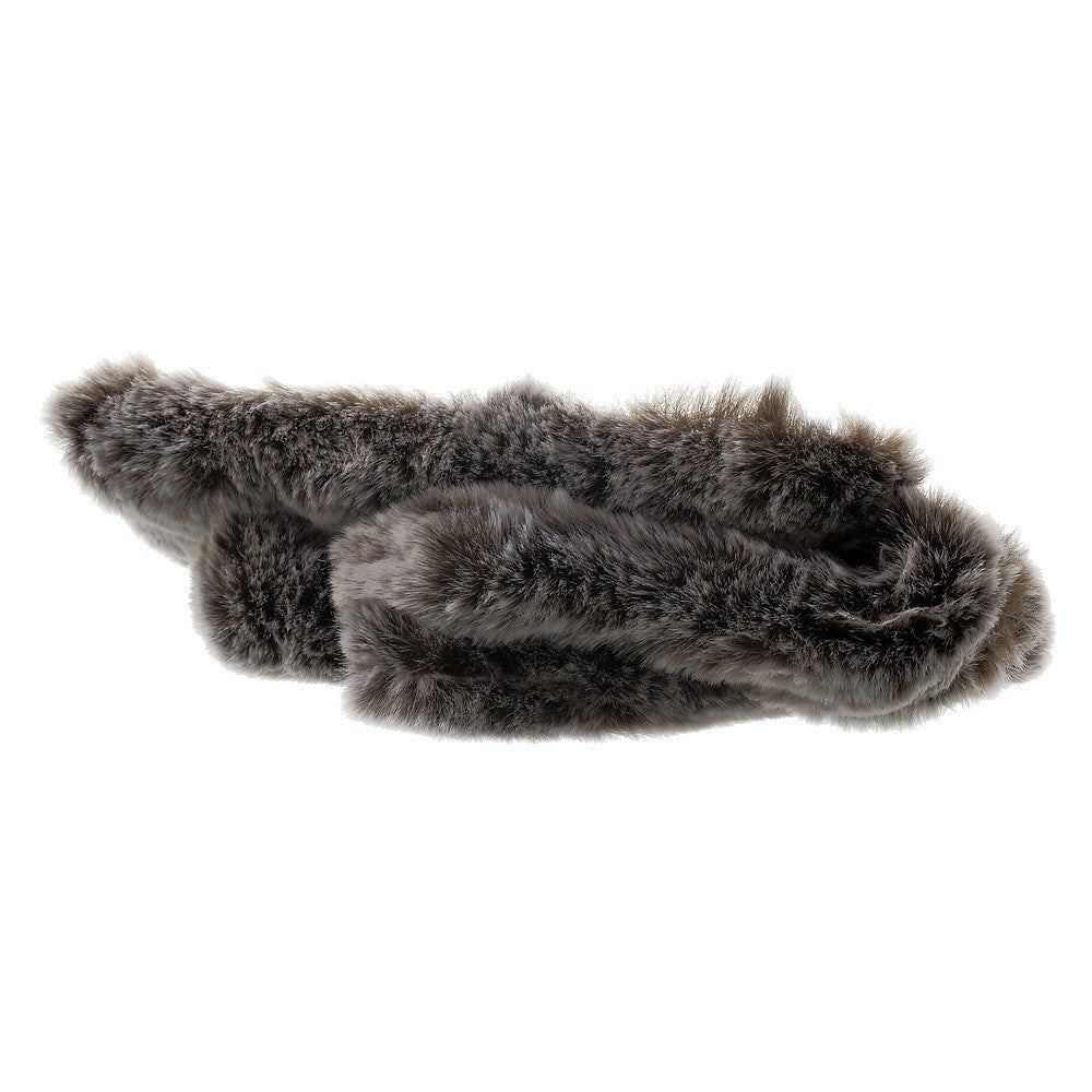 iPhone 8 Plus / 7 Plus kaninpelsdekseletui Gråbrun