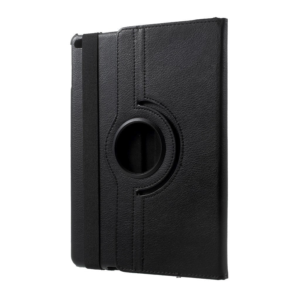 iPad 9.7 (2018-2017) / iPad Air / iPad Air 2 Flip Cover m. 350 graders stående funksjon - svart 