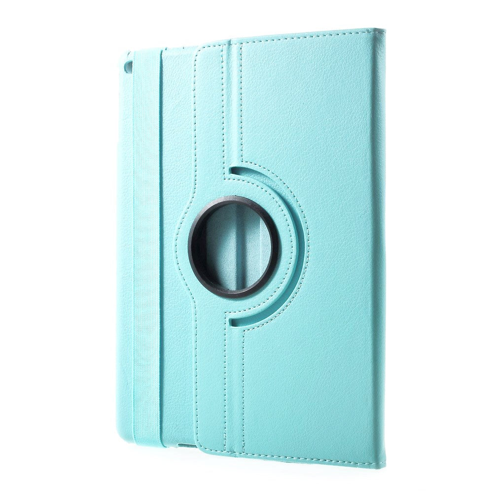 iPad 9.7 (2018-2017) / iPad Air / iPad Air 2 Flip Cover m. 350 graders stående funksjon - turkis 