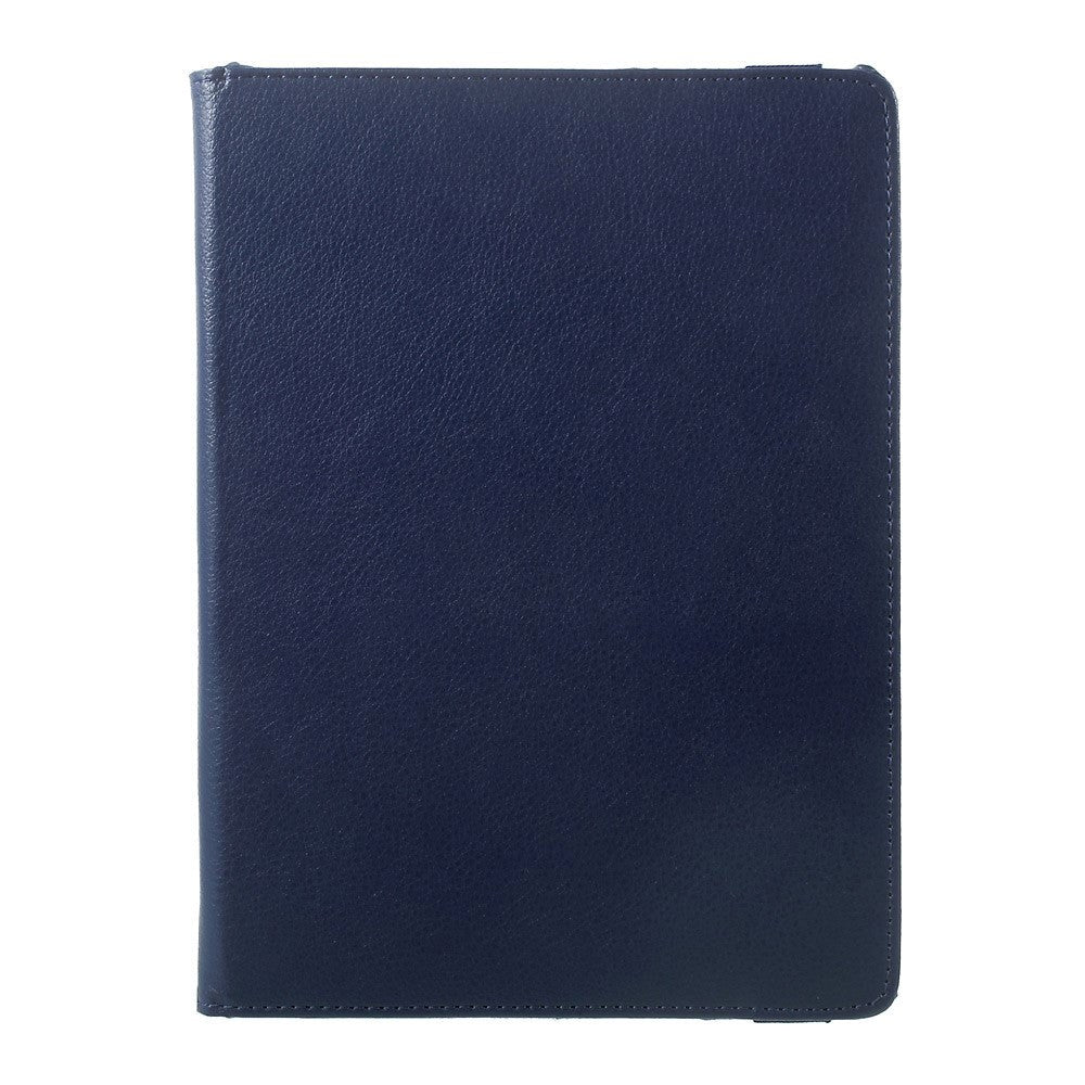 iPad 9.7 (2018-2017) / iPad Air / iPad Air 2 Tri-Fold Leather Cover m. Apple blyantholder - blå