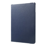 iPad 9.7 (2018-2017) / iPad Air / iPad Air 2 Tri-Fold Leather Cover m. Apple blyantholder - blå