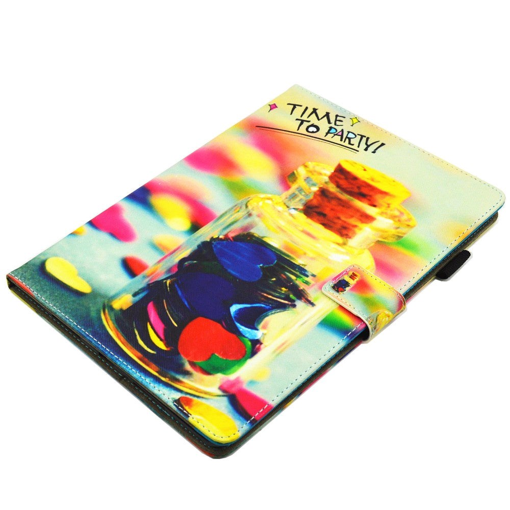 iPad Pro 10.5 / iPad Air (2019) deksel - "Jar of Hearts" m. Dobbelt stativ og kortholder flerfarget