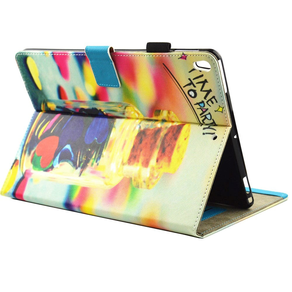 iPad Pro 10.5 / iPad Air (2019) deksel - "Jar of Hearts" m. Dobbelt stativ og kortholder flerfarget