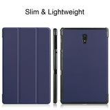 Samsung Galaxy Tab A 10,5" deksel m. Stand &amp; Sleep - Mørkeblå
