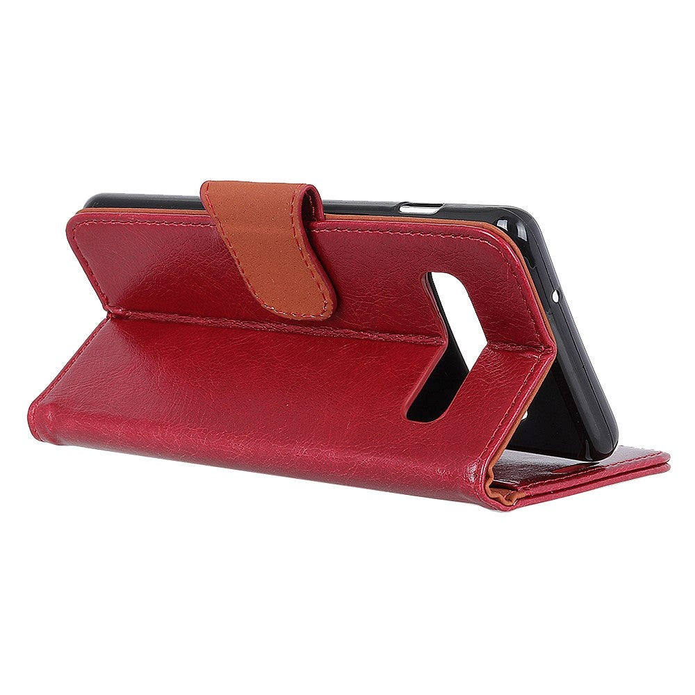 Samsung Galaxy S10e Classic skinndeksel m. Lommebok rød