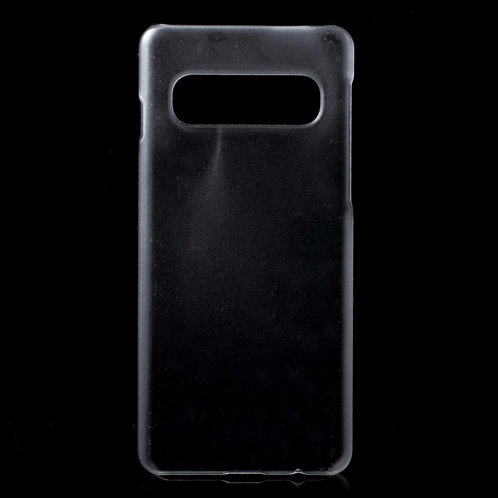 Samsung Galaxy S10 Plastik Cover - Gennemsigtig