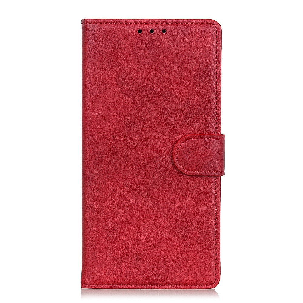 EIDERWOOD - Samsung Galaxy A30s / A50 - Kunstlæder Flip Cover m. Kortholder & Ståfunktion - Rød