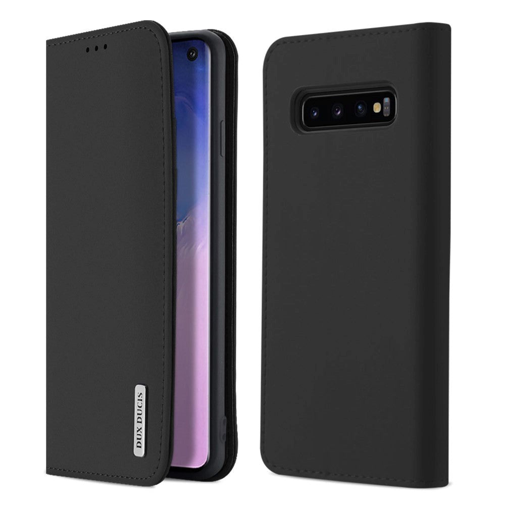 Samsung Galaxy S10 Dux Ducis Wish Series Lommebokdeksel - Svart