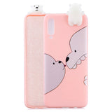 Samsung Galaxy A70 fleksibelt plastdeksel 3D-bjørner