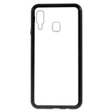 Samsung Galaxy A30 magnetisk deksel m. Bakside i glass - Svart