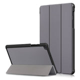 Samsung Galaxy Tab A 8.0 (2019) - Hard Case Tri-Fold deksel m. Ståfunksjon - Grå