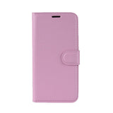 Samsung Galaxy A71 Litchi Leather Flip Cover m. Lommebok - Rosa