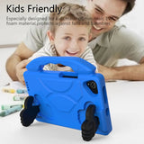 Samsung Galaxy Tab A7 Lite 8,7" barneveske - Thumb Kickstand - Blå