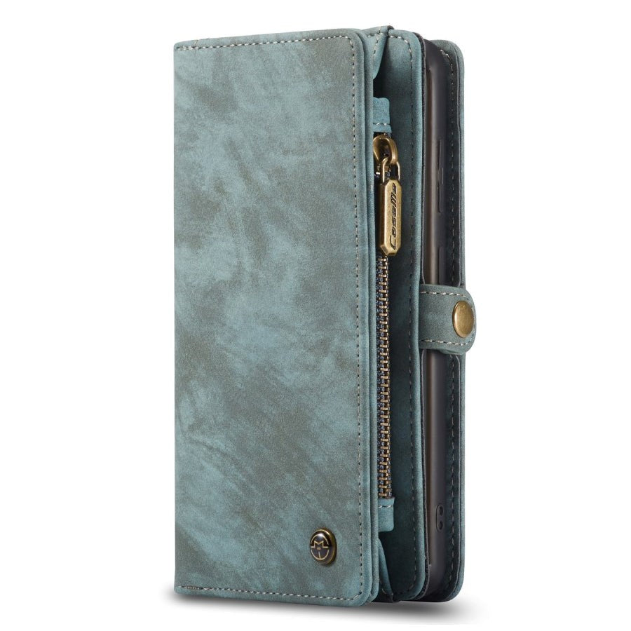 CASEME Samsung Galaxy S20 2-i-1 retro skinndeksel m. Kortholder Lysegrønn