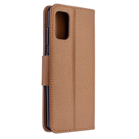 EIDERWOOD - Samsung Galaxy A41 - Kunstlæder Flip Cover m. Kortholder & Ståfunktion - Brun