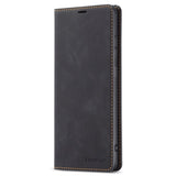 Samsung Galaxy S20 Ultra Leather Flip Cover m. Kortholder - Sort