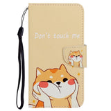 Samsung Galaxy M11 Leather Flip Cover m. Lommebok - Fat Cat