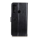 Samsung Galaxy M11 Leather Flip Cover m. Lommebok og stativfunksjon - svart