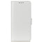 Samsung Galaxy M11 Leather Flip Cover m. Lommebok og stativfunksjon - Hvit