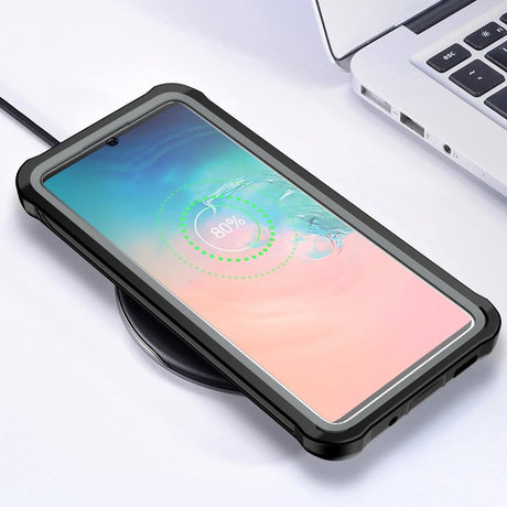 Samsung Galaxy S20 Heavy Duty-deksel - Craftsman-deksel - Gjennomsiktig / Svart