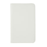 Litchi Samsung Galaxy Tab A 8.4 (2020) Flip-deksel i skinn m. 360 graders stående funksjon - hvit 