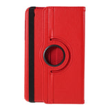 Litchi Samsung Galaxy Tab A 8.4 (2020) Flip-deksel i skinn m. 360 graders stående funksjon - rød