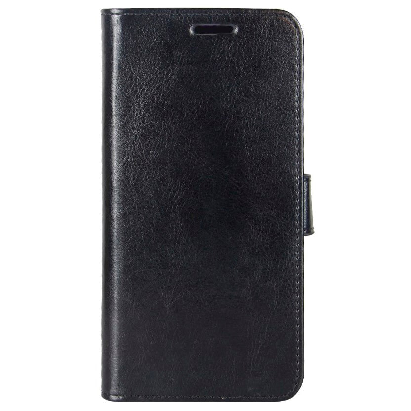 Samsung Galaxy Xcover Pro Neutral Leather Flip Cover m. Lommebok Svart