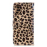 Samsung Galaxy Note 20 skinndeksel m. Kortholder - Leopard