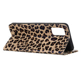 Samsung Galaxy Note 20 skinndeksel m. Kortholder - Leopard