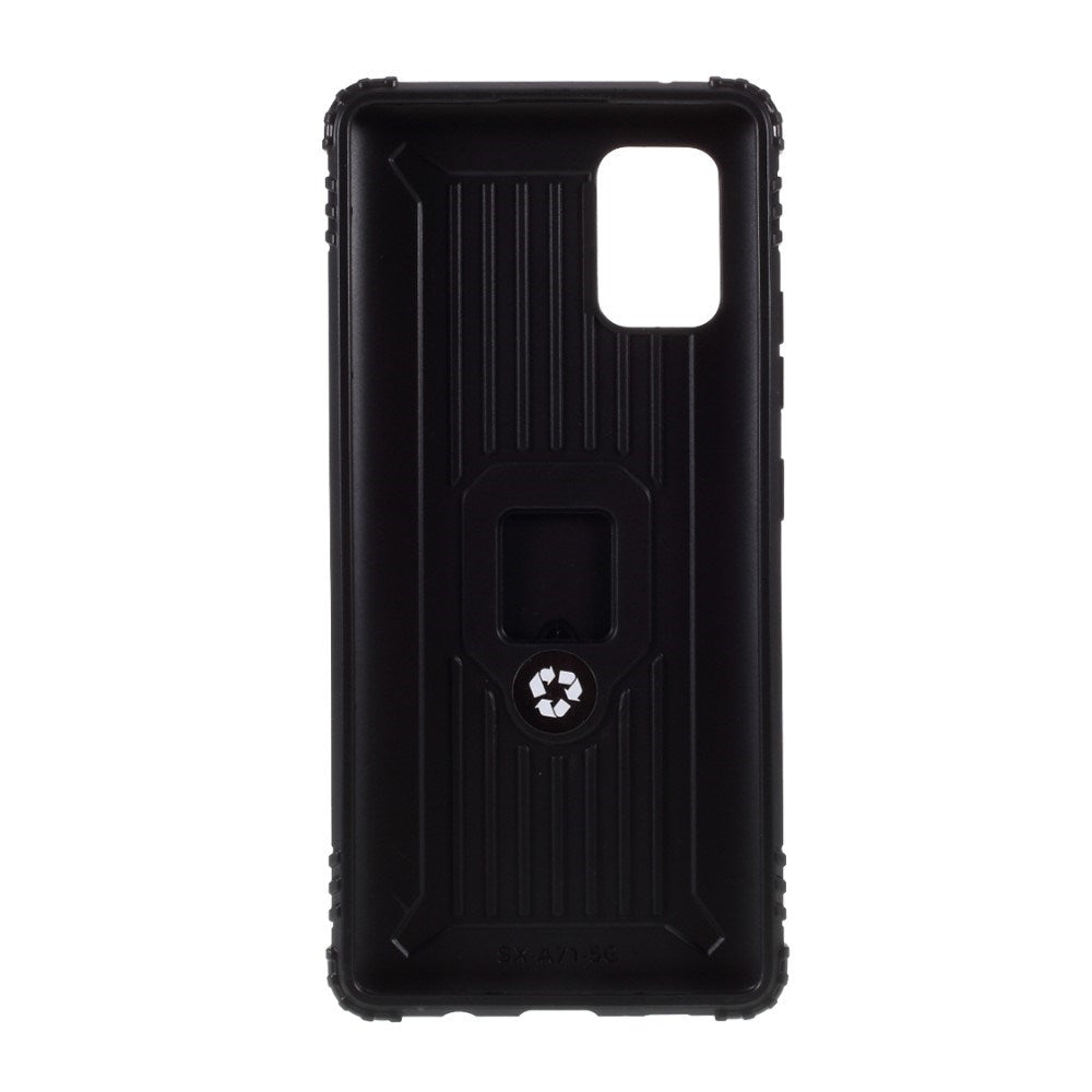 Samsung Galaxy A51 (5G) - EIDERWOOD Håndværker Cover m. Kickstand - Sort