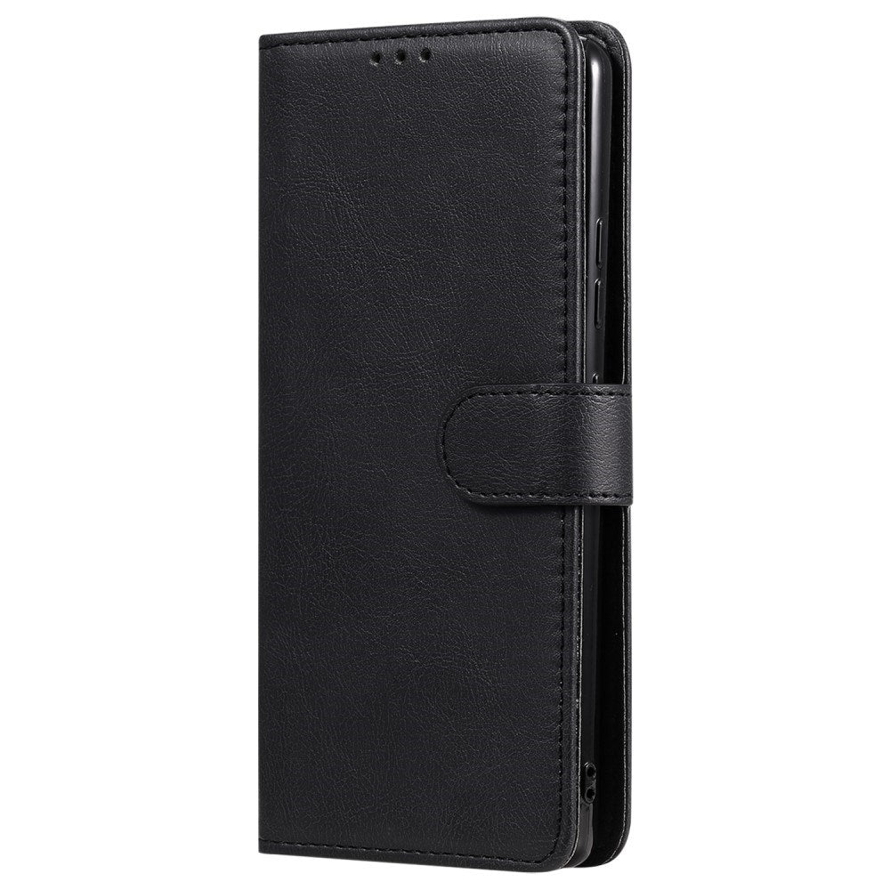 Samsung Galaxy S10 Lite - EIDERWOOD 2-i-1 Kunstlæder Flip Cover - Sort