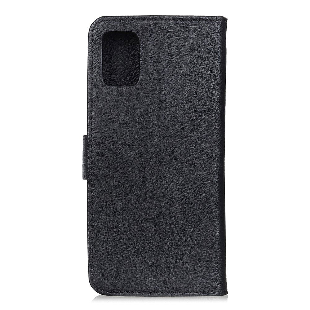 Samsung Galaxy S20 FE / S20 FE (5G) KHAZNEH Leather Flip Cover m. Kortholder - Svart